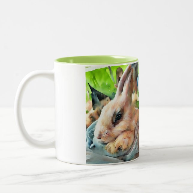 Somebunny Needs More Coffee Mug (Left)