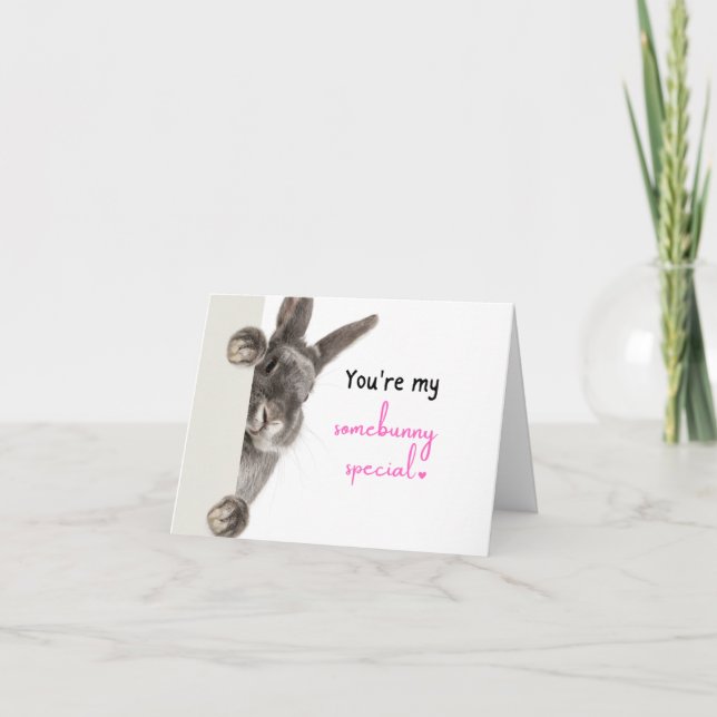 Somebunny Special Thank You Card (Front)