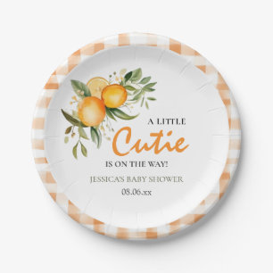 Somebunny Special Wildflowers Spring Baby Shower  Paper Plate