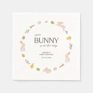 Somebunny Spring Easter Baby Shower Napkin