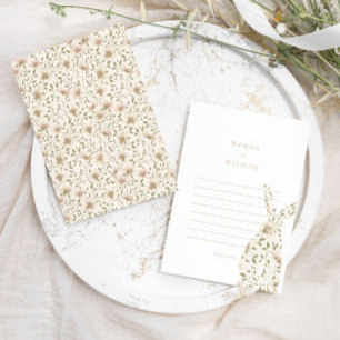 Somebunny Spring Words of Wisdom Baby Advice Card