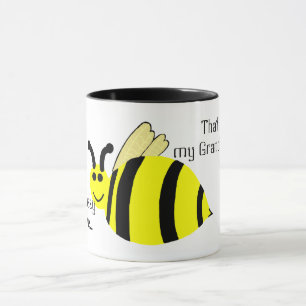 SomeBuzzy Loves Me Bumble Bee Mug CUSTOMIZE NAME