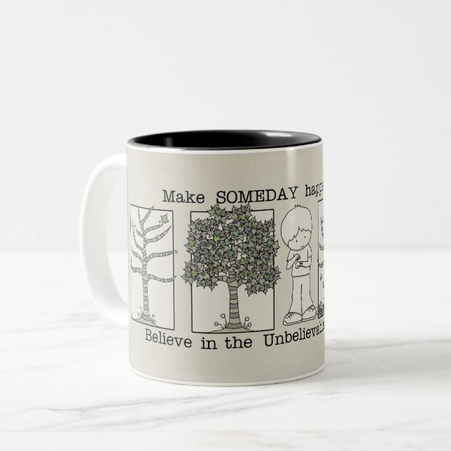 Someday Two-Tone Coffee Mug (Front Left)