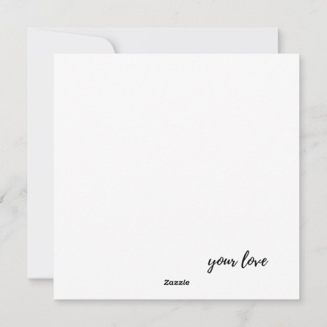 Someday You'll Find This Card In A Drawer Birthday (Back)