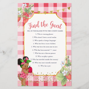 Someone Berry Sweet Strawberry Find The Guest Game