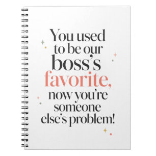 Someone Else's Problem Congratulations Notebook