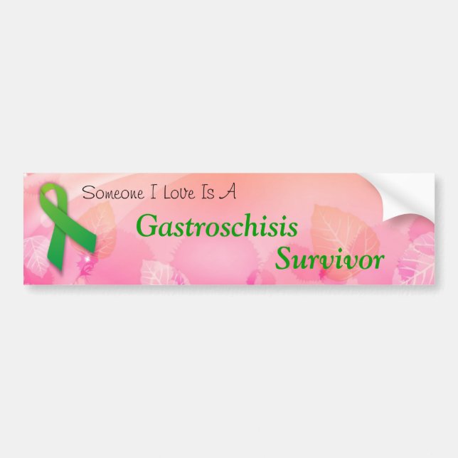 "Someone I Love" Gastroschisis Bumper Sticker (Front)