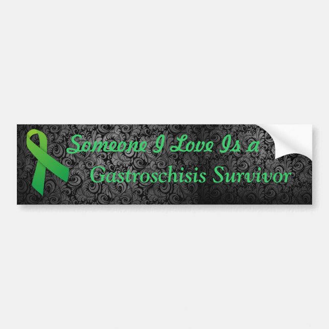 "Someone I Love" Gastroschisis Bumper Sticker (Front)