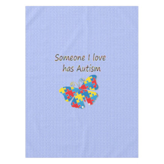Someone I love has autism (multi) Tablecloth