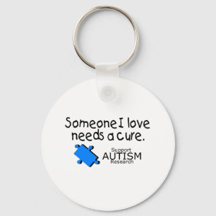 Someone I Love Needs A Cure (Autism) Key Ring