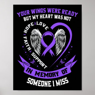 Someone I Miss Overdose Awareness Items Addiction  Poster
