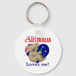 Someone in Australia Loves Me Koala Key Ring