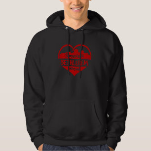 Someone In Bethlehem Loves Me Bethlehem Pa Skyline Hoodie