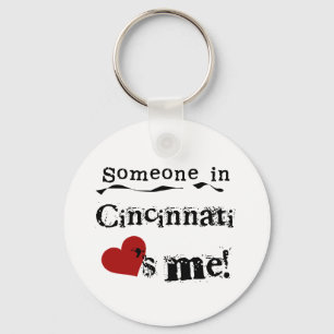 Someone in Cincinnati Key Ring