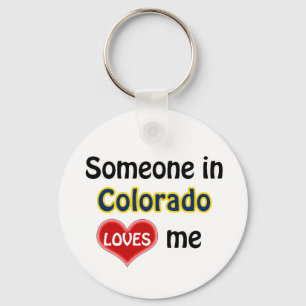 Someone in Colorado Loves me Key Ring