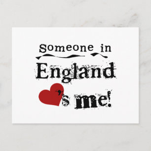 Someone In England Loves Me Postcard