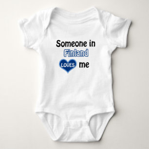 Someone in Finland loves me Baby Bodysuit