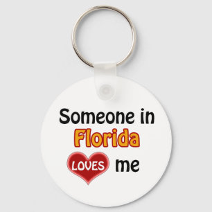 Someone in Florida Loves me Key Ring