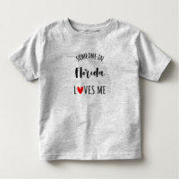 Someone In Florida Loves Me Map Baby T shirt