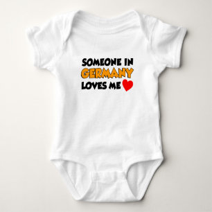 Someone In Germany Loves Me Baby Bodysuit