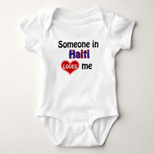 Someone in Haiti loves me Baby Bodysuit