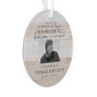 Someone In Heaven Acrylic Photo Ornament