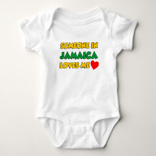 Someone In Jamaica Loves Me Baby Bodysuit