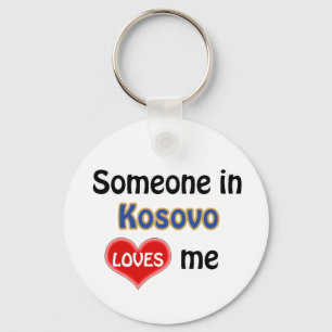 Someone in Kosovo Loves me Key Ring