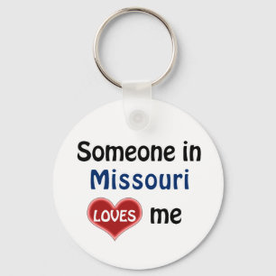 Someone in Missouri Loves me Key Ring