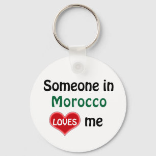 Someone in Morocco Loves me Key Ring