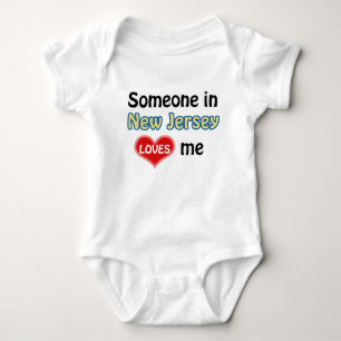 Someone in New Jersey loves me Baby Bodysuit