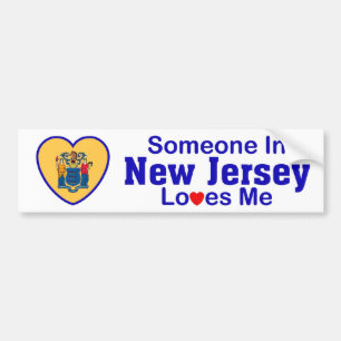 Someone In New Jersey Loves Me Bumper Sticker