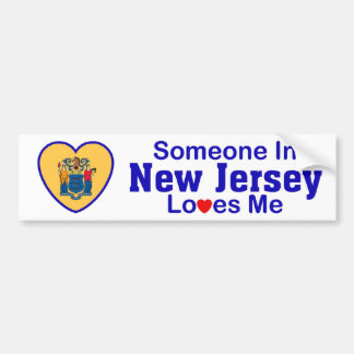 Someone In New Jersey Loves Me Bumper Sticker