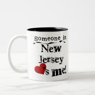 Someone In New Jersey Loves Me Two-Tone Coffee Mug