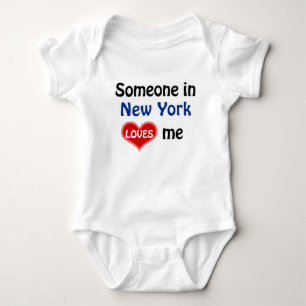 Someone in New York loves me Baby Bodysuit
