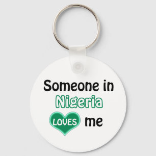 Someone in Nigeria Loves me Key Ring
