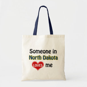 Someone in North Dakota loves me Tote Bag