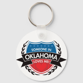 Someone In Oklahoma Loves Me Key Ring
