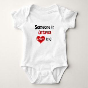 Someone in Ottawa Loves Me Baby Bodysuit