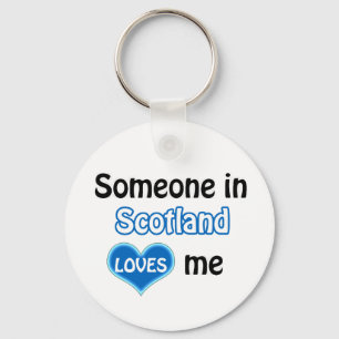 Someone in Scotland Loves me Key Ring