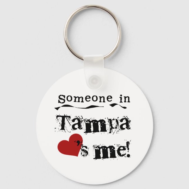 Someone in Tampa Key Ring (Front)