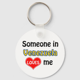 Someone in Venezuela Loves me Key Ring