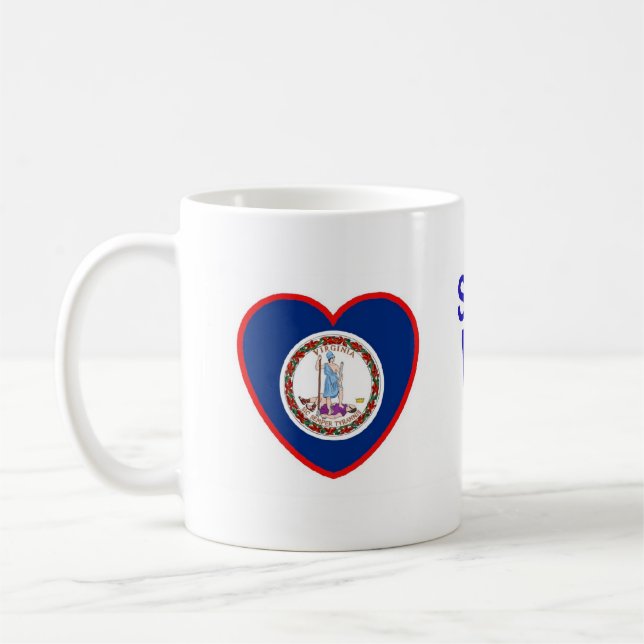 Someone In Virginia Loves Me Coffee Mug (Left)