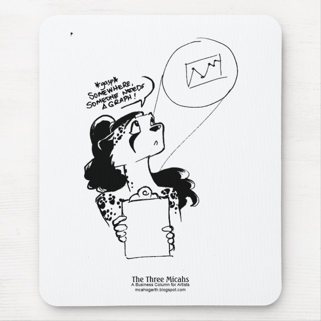 Someone Needs a Graph! Mousepad (Front)