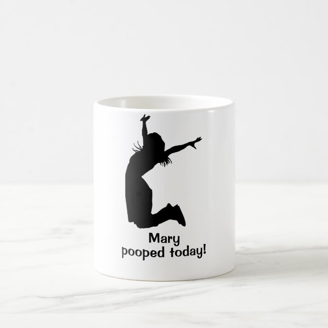 Someone pooped today Personalised Coffee Mug Gift (Center)