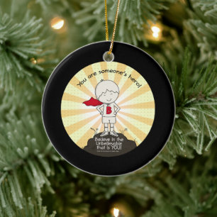 Someone’s Hero Ceramic Tree Decoration