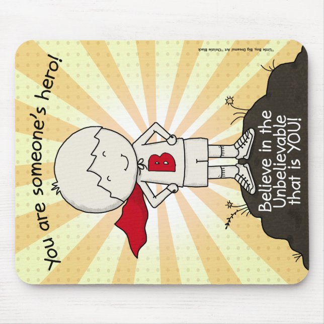 Someone’s Hero Mouse Mat (Front)