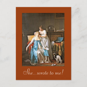 Someone sent a letter?!! postcard