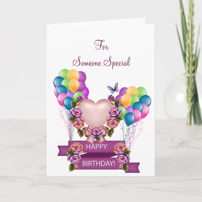 Someone Special Birthday Card (Front)