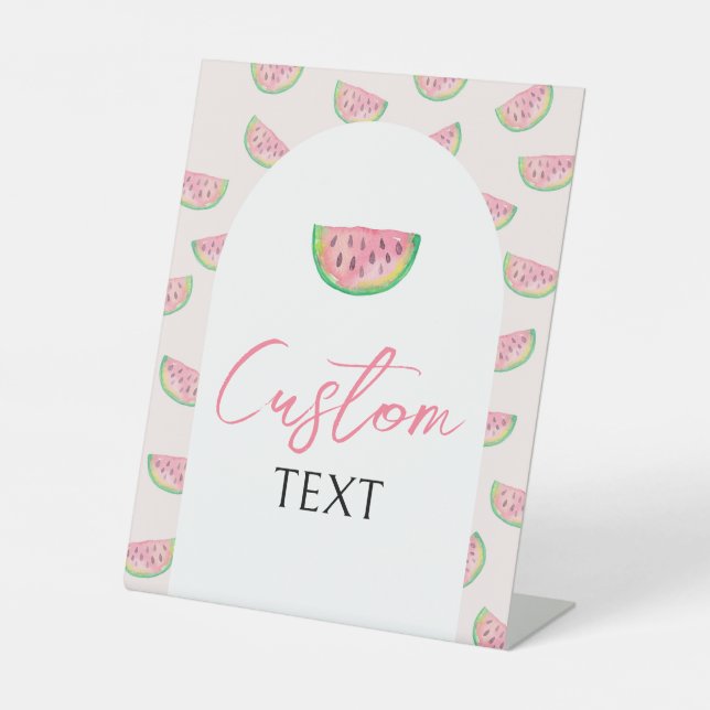 Someone Sweet is on the way, Baby shower,  Pedestal Sign (Front)